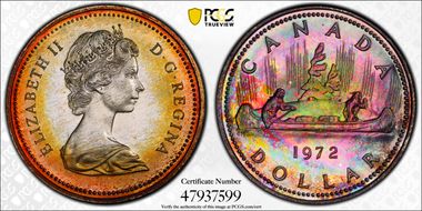 1972 S$1 Voyageur Ag SP68