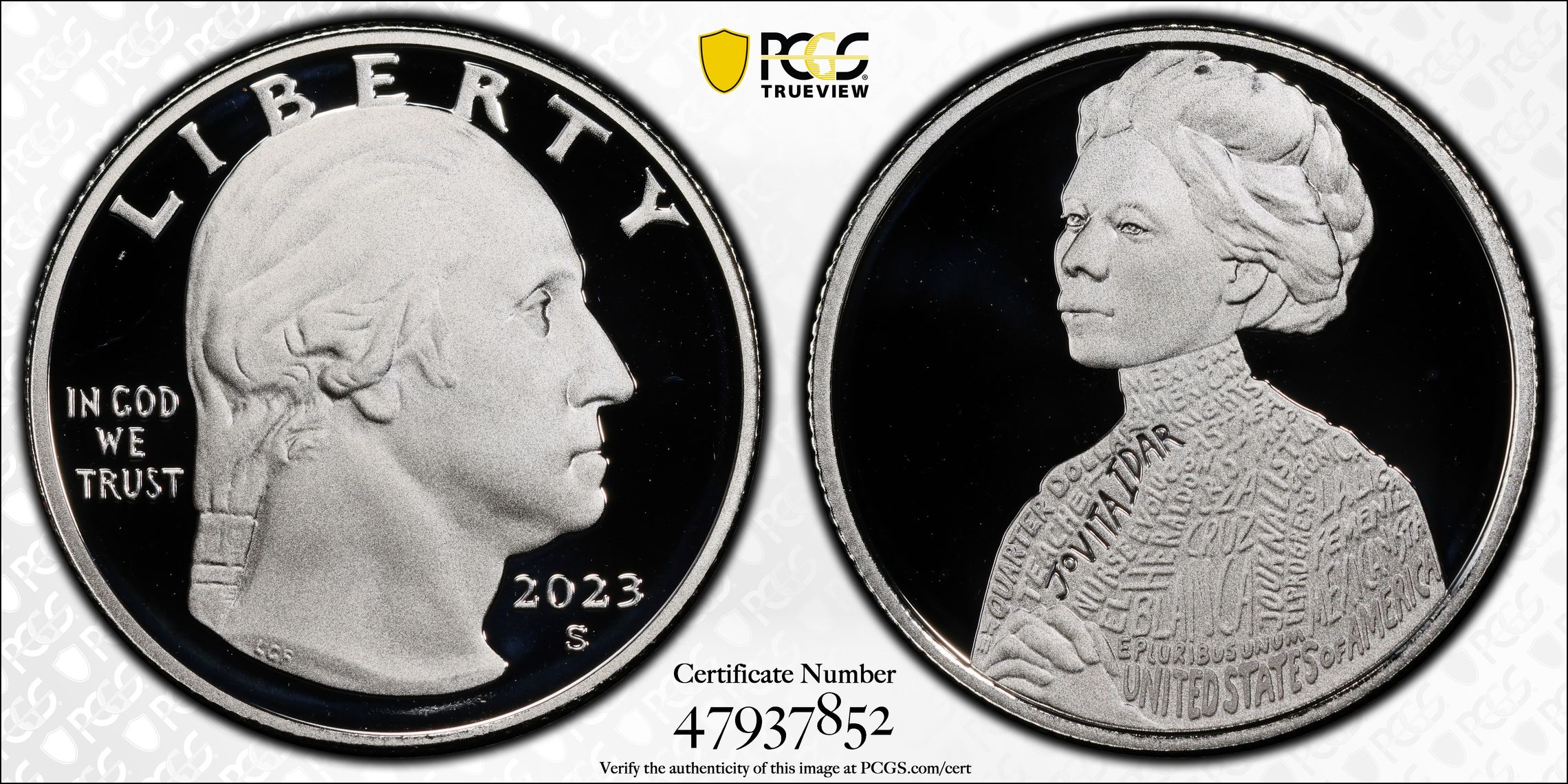 PCGS 钱币信息| 认证编号#47937852 - 2023-S The United States of 