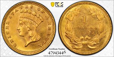 1883 G$1 MS64