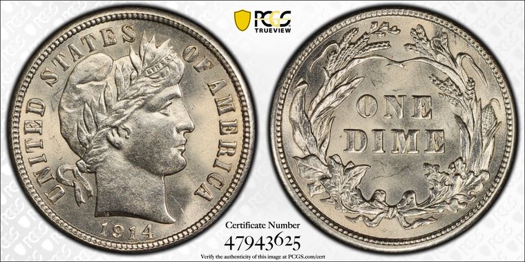 Cert 47943625 - Coin Image