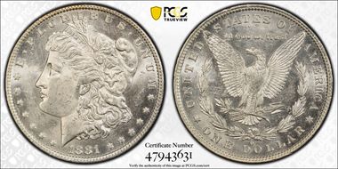 1881-O $1 MS61