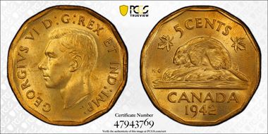 1942 5C Tombac MS64