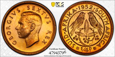 1952 1/4D KM-32.2 PR66RD