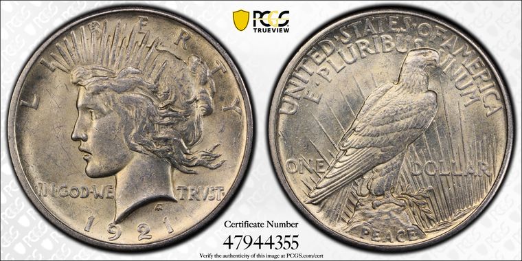 Cert 47944355 - Coin Image