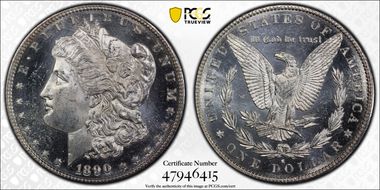 1890-S $1 MS64+ DMPL
