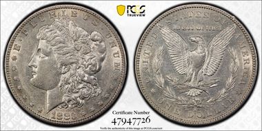 1883-S $1 AU50