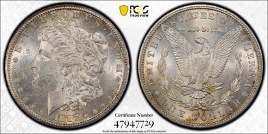 1887-S $1 MS62