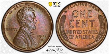 1915-S 1C MS64BN