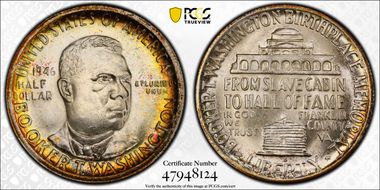 1946-S 50C Booker T. Washington MS66+