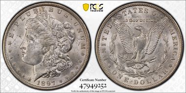 1897-O $1 MS62