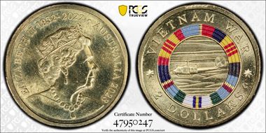 2023-C $2 Vietnam War Colorized MS65