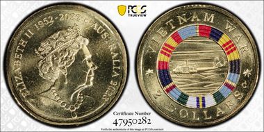 2023-C $2 Vietnam War Colorized MS68