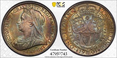 1901 Florin S-3939 MS64