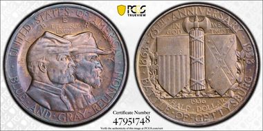1936 50C Gettysburg N1