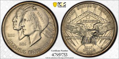 1938-S 50C Arkansas N1