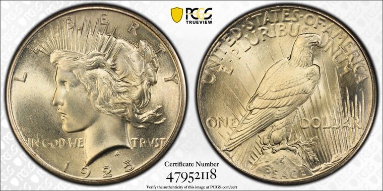 Cert 47952118 - Coin Image