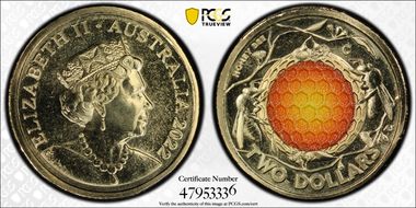 2022-C $2 Honey Bee Colorized MS68