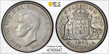 1942(m) Florin KM-40  Ag N1