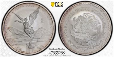 1997-Mo Onza Libertad Ag MS68