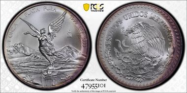 1999-Mo Onza Libertad Ag MS69