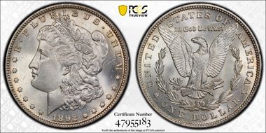 1892 $1 MS64
