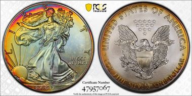 2017 $1 Silver Eagle MS68