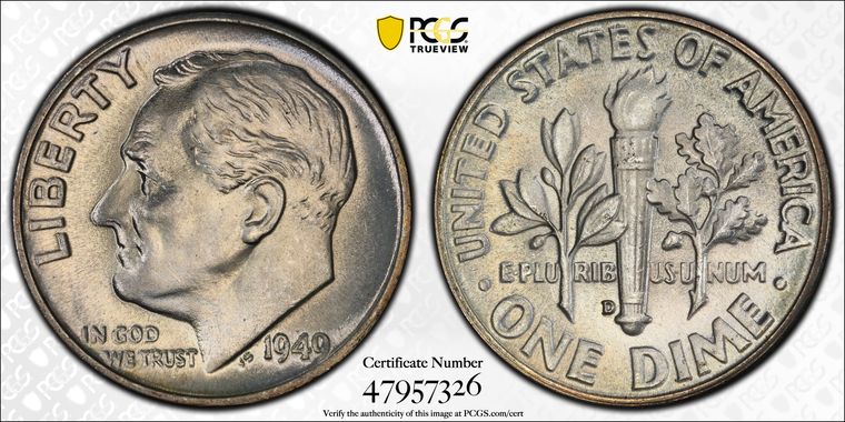 Cert 47957326 - Coin Image