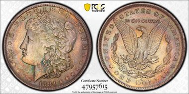 1884-O $1 MS62