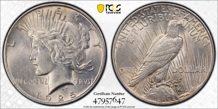 Cert 47957647 - Coin Image