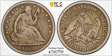 1864 50C WB-3 DDO VG10