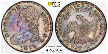 1814/3 50C AU50