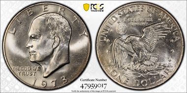 1973 $1 MS66