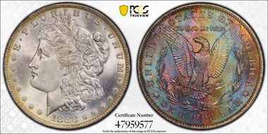 1883-O $1 MS66