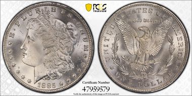 1885-O $1 MS66