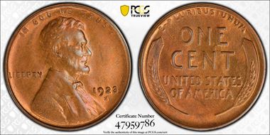 1923-S 1C MS64BN