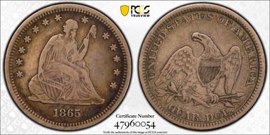 1865 25C VF20