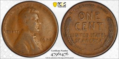 1922 No D 1C Strong Reverse VF35BN