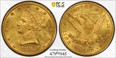 1893-O $10 MS62