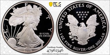 2006-W $1 Silver Eagle PR70DCAM