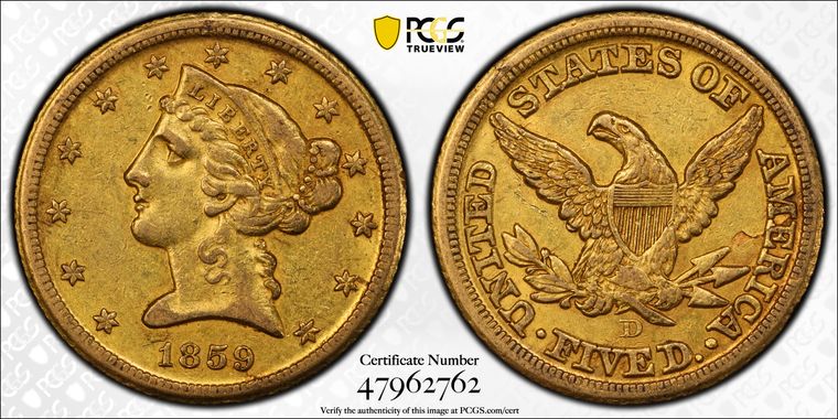 Cert 47962762 - Coin Image