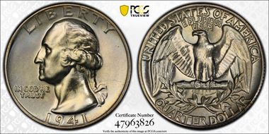 1941 25C PR68