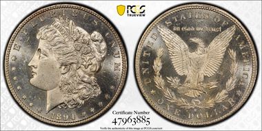 1894-S $1 MS63PL