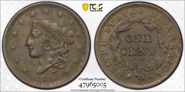 1839 1C N-2 Head of 1838 N1BN