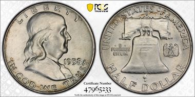 1958-D 50C MS66FBL