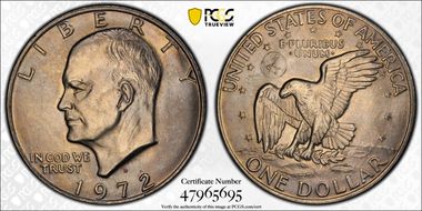 1972-D $1 MS66