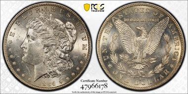 1884-S $1 MS62