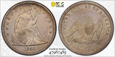 1840 $1 XF45