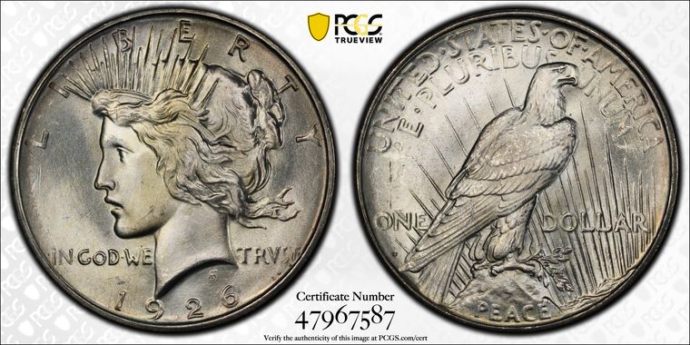 Cert 47967587 - Coin Image