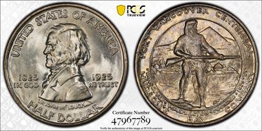 1925 50C Fort Vancouver MS67