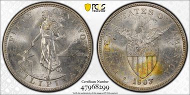 1903 50C KM-167  Ag MS63